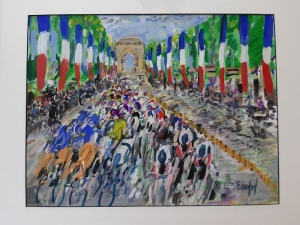 2019 - Champs Elysées, l&#039;arrivée du tour de France