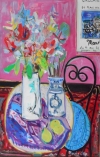 1991 - Nature morte sur fond rose