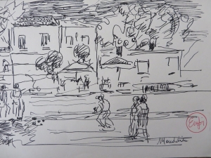 Joueurs de boules à Mandelieu