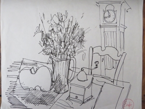 Nature morte à l&#039;atelier