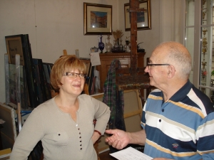 2009 - Avec sa fille Dominique