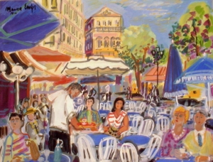 1998 - Nice Terrasse place du Marche