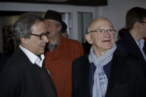 EMPI lors du vernissage &quot;Patachou&quot; Galerie Roussard nov 2016