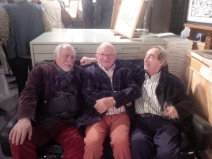 2014 - Avec R. Lansoy et le peintre Tardivo (expo Gen Paul - Galerie Roussard)