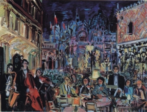 1995 - soiree sur la piazetta